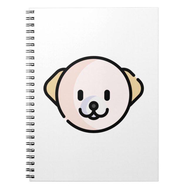 Caderno Espiral Bichon Frise (Frente)