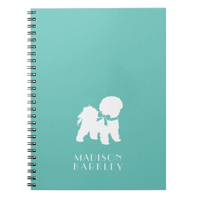 Caderno Espiral Bichon Frise Dog Puppy (Frente)