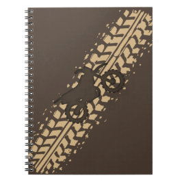 Caderno Espiral Bicicleta de lama