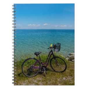 Caderno Espiral Bicicleta em Mackinac