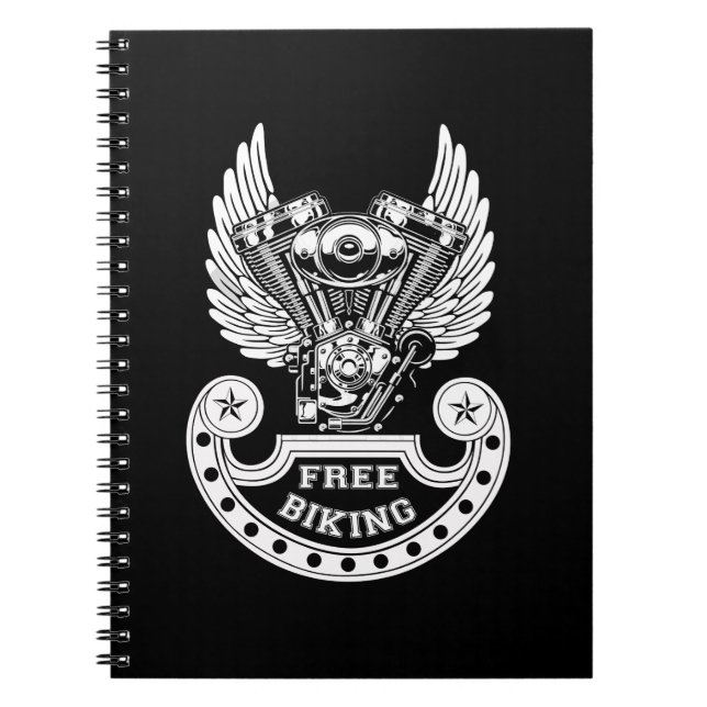 Caderno Espiral bicicleta gratuita (Frente)