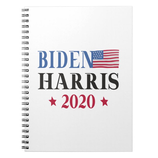 Caderno Espiral Biden Harris 2020 (Frente)