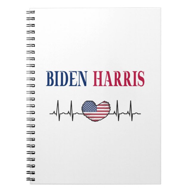 Caderno Espiral Biden Harris 2020 (Frente)