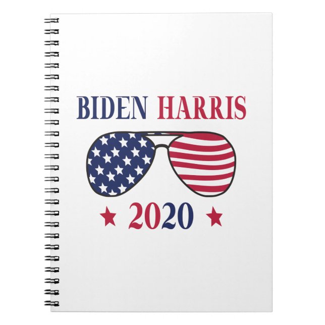 Caderno Espiral Biden Harris 2020 (Frente)