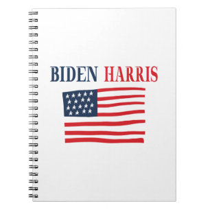 Caderno Espiral Biden Harris 2020