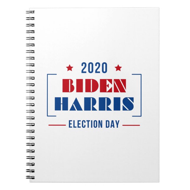 Caderno Espiral Biden Harris 2020 (Frente)