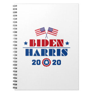 Caderno Espiral Biden Harris 2020