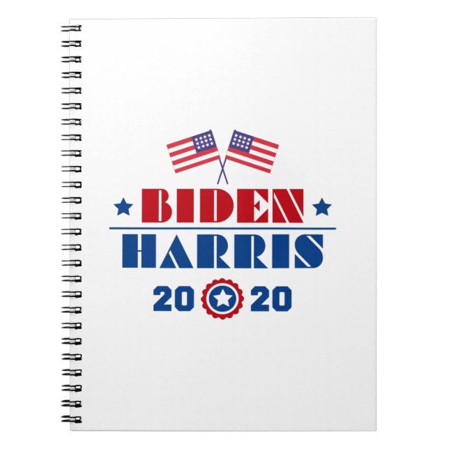 Caderno Espiral Biden Harris 2020 (Frente)