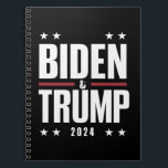 Caderno Espiral Biden Trump 2024 Funny Eletion VP Presidencial<br><div class="desc">Biden Trump 2024 Funny Eletion VP Presidencial</div>