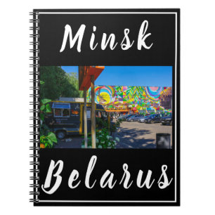 Caderno Espiral Bielorrússia Б е л а у р с ь М и a Minsk н a Graf