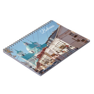 Caderno Espiral Bielorrússia Hrodna Grodno Cityscape Б е а р у с ь