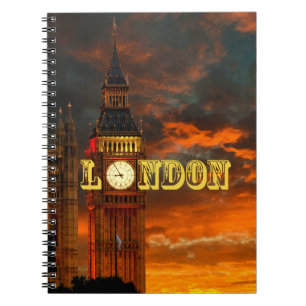 CADERNO ESPIRAL BIG BEN LONDRES