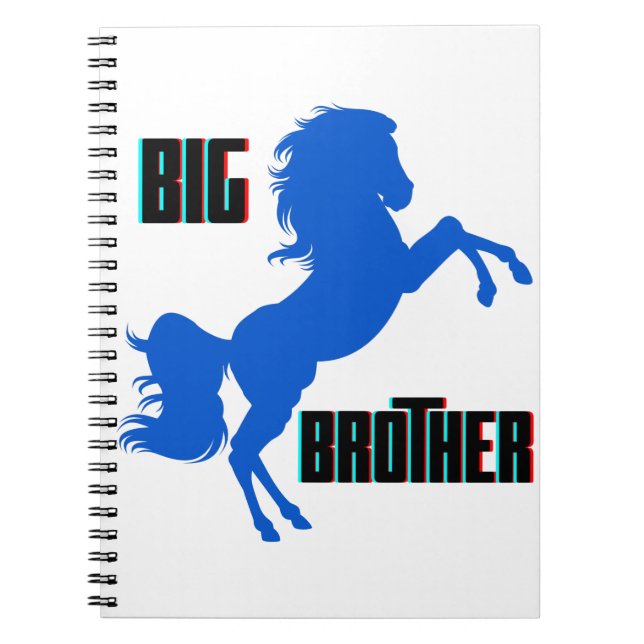 Caderno Espiral Big Brother Horse Rearing (Frente)