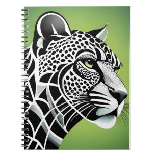 Caderno Espiral Big Cat Lepard Jaguar