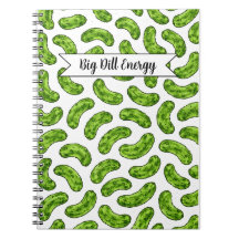 Caderno Espiral Big Dill Energy