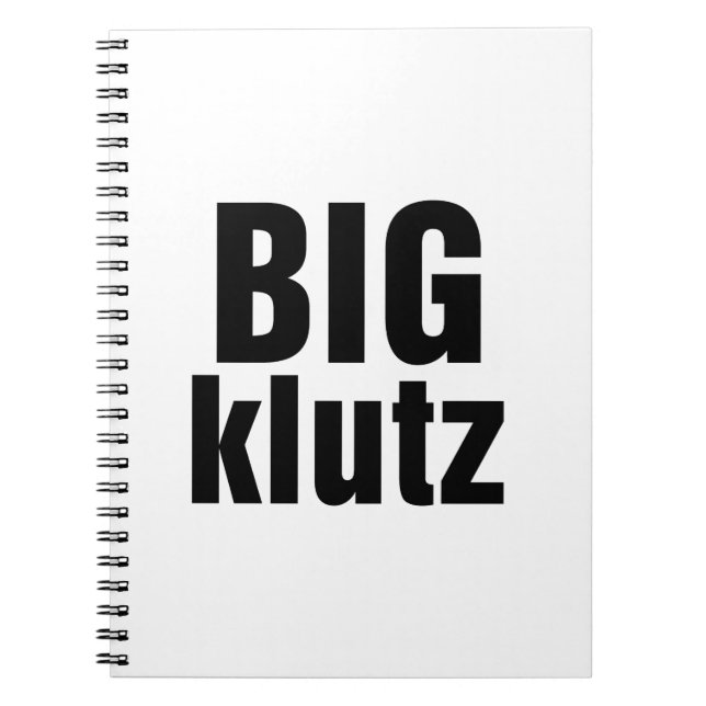 Caderno Espiral Big Klutz (Frente)