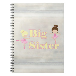 Caderno Espiral Big Sister Dancing Ballerina 