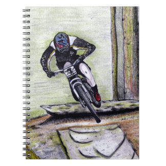 Caderno Espiral Bike de montanha Llandegla mtb bmx