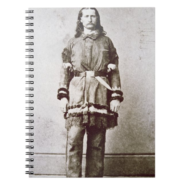 Caderno Espiral "Bill selvagem" Hickok (1837-76) (foto de b/w) (Frente)