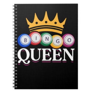 Caderno Espiral Bingo Bingo Bingo Balls Rainhas