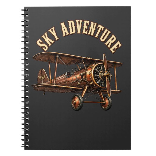 Caderno Espiral Biplano antigo.  (Frente)