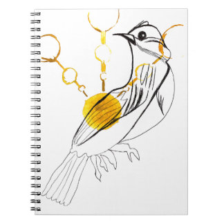 Caderno Espiral Bird Sings
