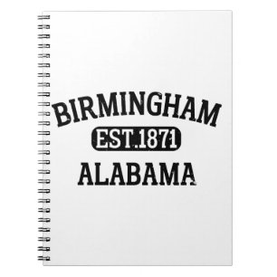 Caderno Espiral Birmingham Alabama Vintage