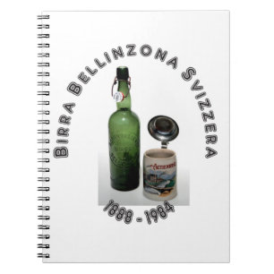 Caderno Espiral Birra Bellinzona Svizzera Nootbook
