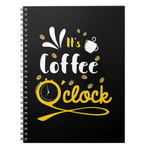 Caderno Espiral Birthday Gift It Is Coffee Oclock