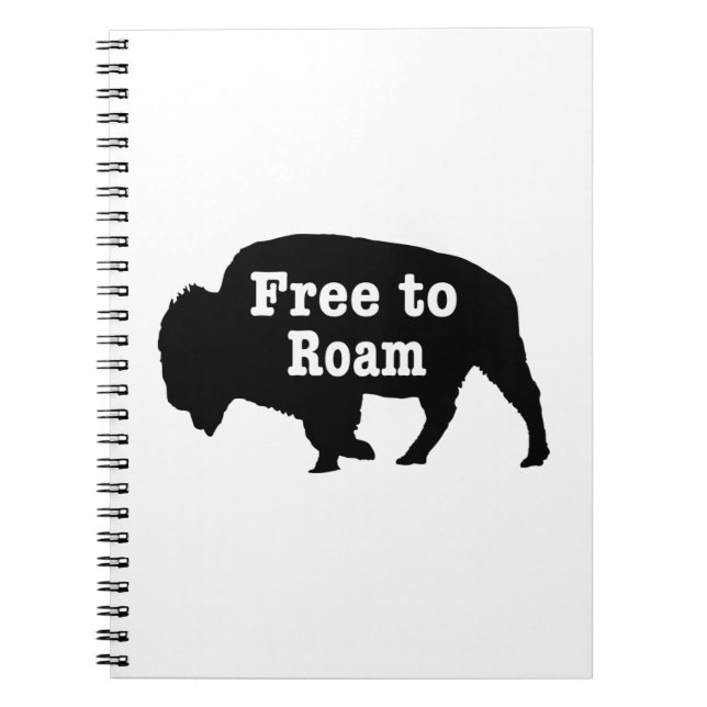Caderno Espiral Bison Free To Roam (Frente)