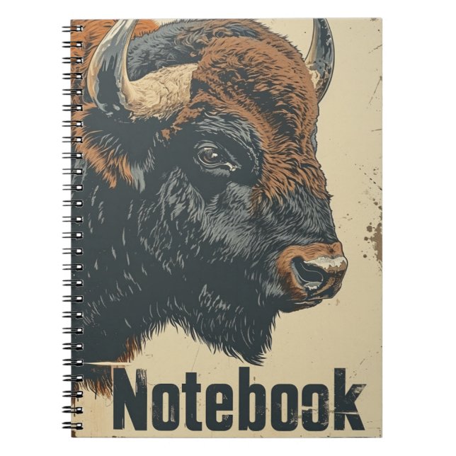Caderno Espiral Bison Vintage (Frente)