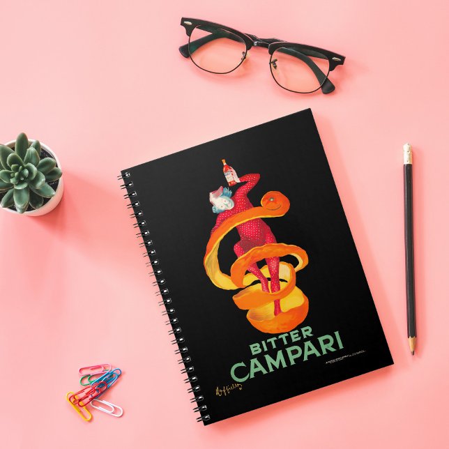 Caderno Espiral Bitter Campari | Leonetto Cappiello (Criador carregado)