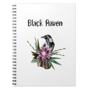 Caderno Espiral Black Raven