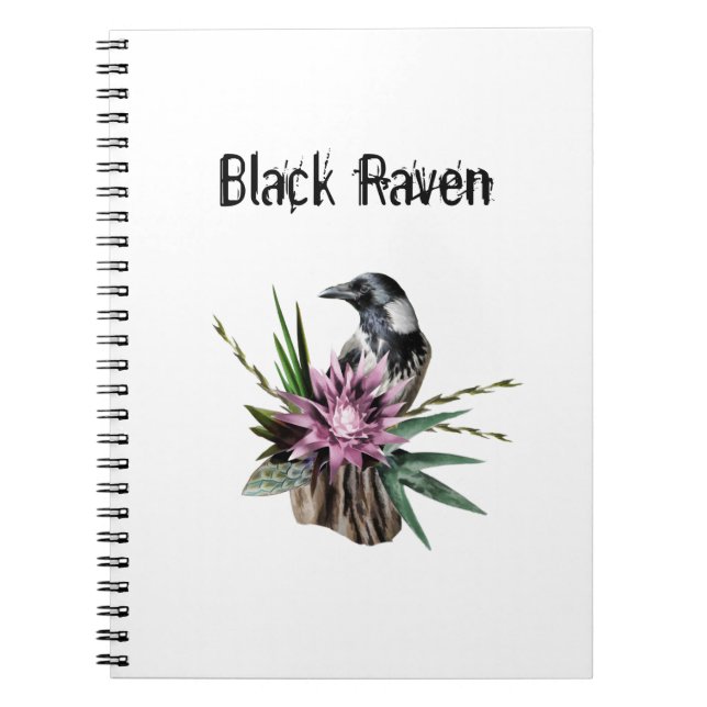 Caderno Espiral Black Raven (Frente)