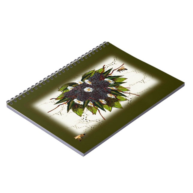 Caderno Espiral Blackberry (Left Side)