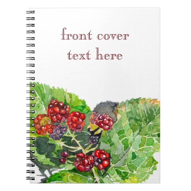 Caderno Espiral BlackBerry (Frente)