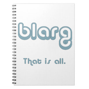 Caderno Espiral blarg.