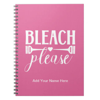 Caderno Espiral Bleach Please - Hairdresser Stylist Diário