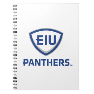 Caderno Espiral Blindagem e logotipo de marca de palavras do leste