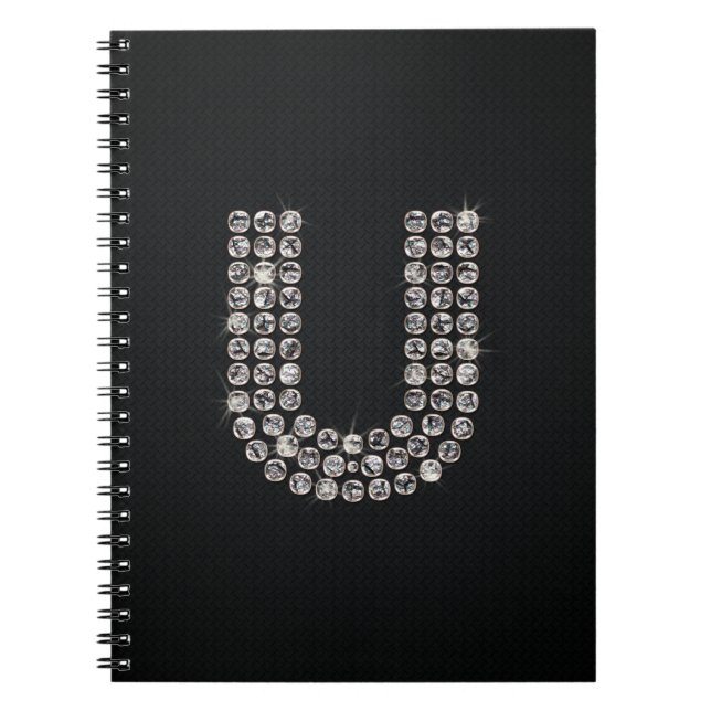 Caderno Espiral bling - U (Frente)