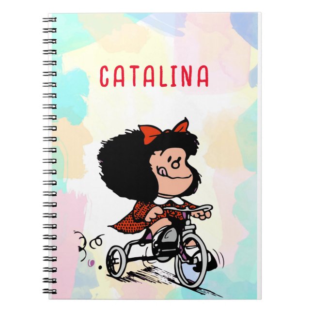 Caderno Espiral Block de Notas Mafalda (Frente)