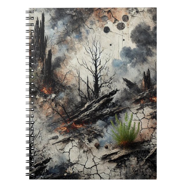 Caderno Espiral Bloco de Anotações Artístico Espiral (Frente)