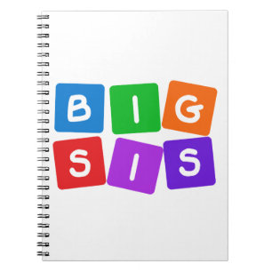 Caderno Espiral Bloco de anotações Big Sis