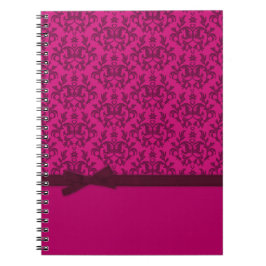Caderno Espiral Bloco de anotações botânico Damask