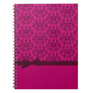Caderno Espiral Bloco de anotações botânico Damask