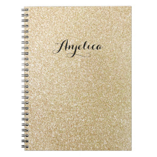 Caderno Espiral Bloco de Anotações do Nome de Script Personalizado