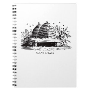 Caderno Espiral Bloco de anotações para apicultores