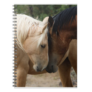 Caderno Espiral Bloco de anotações para cavalos selvagens