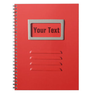 Caderno Espiral Bloco de anotações personalizado do gabinete de ar