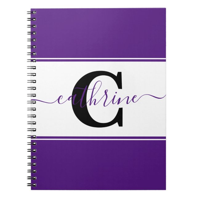Caderno Espiral Bloco de cores personalizado (Frente)